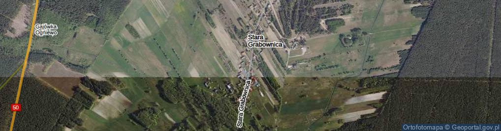 Zdjęcie satelitarne Stara Grabownica ul.